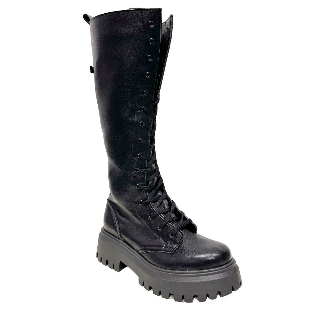 Altercore - Camilla Plattformstiefel - Schwarz